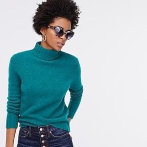 J. Crew Supersoft Mock Neck Wool Alpaca Sweater